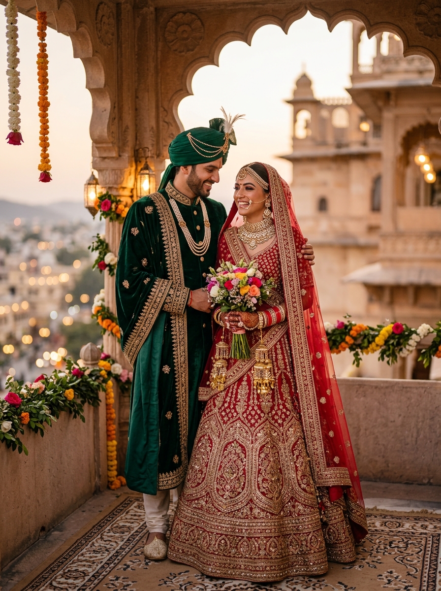 Ayaan and Zoya Digital Wedding Invitation Preview